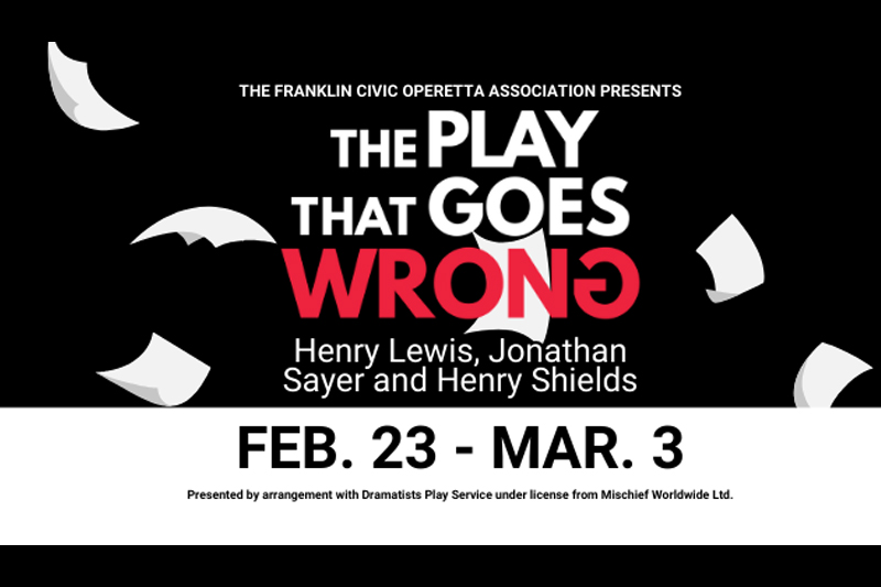 The Play that Goes Wrong event header